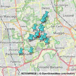 Mappa 20054 Nova Milanese MB, Italia (1.24063)