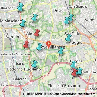 Mappa 20054 Nova Milanese MB, Italia (2.63375)