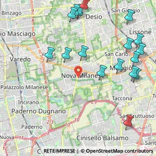 Mappa 20054 Nova Milanese MB, Italia (2.76882)