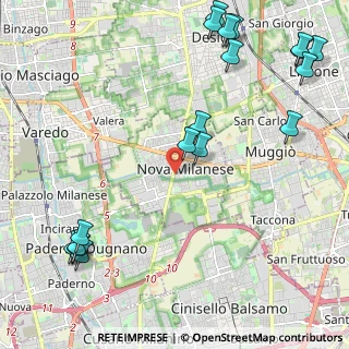 Mappa 20054 Nova Milanese MB, Italia (2.96167)