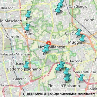 Mappa 20054 Nova Milanese MB, Italia (2.68471)