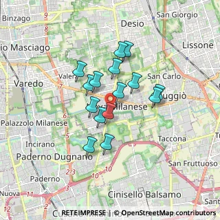 Mappa 20054 Nova Milanese MB, Italia (1.30067)
