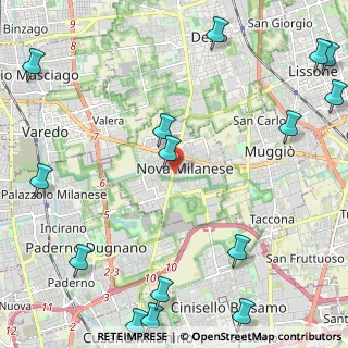 Mappa 20054 Nova Milanese MB, Italia (3.31267)