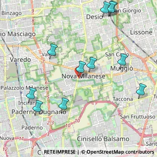 Mappa 20054 Nova Milanese MB, Italia (2.52818)