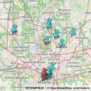 Mappa 20054 Nova Milanese MB, Italia (9.9885)
