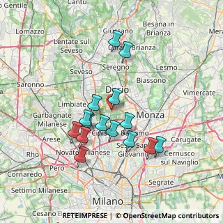 Mappa 20054 Nova Milanese MB, Italia (6.36067)