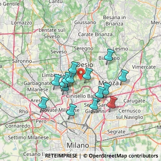 Mappa 20054 Nova Milanese MB, Italia (5.93533)