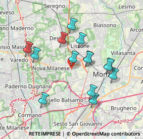 Mappa Via Nino Bixio, 20835 Muggiò MB, Italia (3.405)