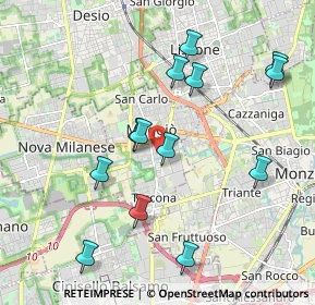 Mappa Via Nino Bixio, 20835 Muggiò MB, Italia (2.02)