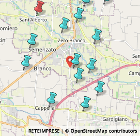 Mappa Via Peseggiana, 31059 Zero Branco TV, Italia (2.24357)