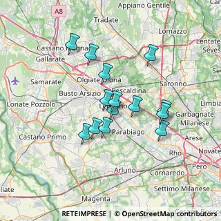 Mappa Via Giordano Bruno, 20025 Legnano MI, Italia (5.69571)