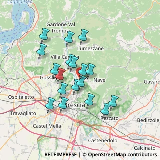 Mappa Via Canossi, 25073 Bovezzo BS, Italia (6.09833)