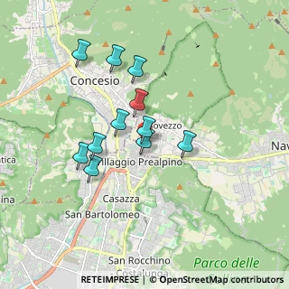 Mappa Traversa I Via Angelo Canossi, 25073 Bovezzo BS, Italia (1.48909)