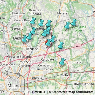 Mappa Viale Kennedy, 20863 Concorezzo MB, Italia (6.20333)