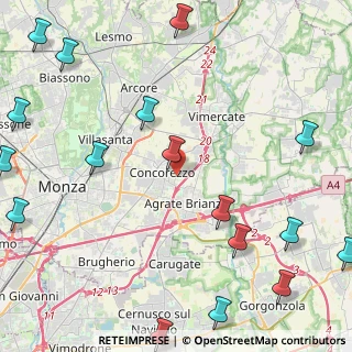 Mappa Viale Kennedy, 20863 Concorezzo MB, Italia (6.65167)