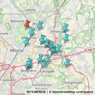 Mappa Viale Kennedy, 20863 Concorezzo MB, Italia (3.1685)