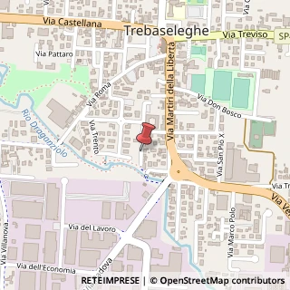 Mappa Via Silvio Pellico, 2/I, 35010 Trebaseleghe, Padova (Veneto)