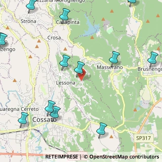 Mappa Via Sperino, 13853 Lessona BI, Italia (3.34533)