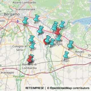 Mappa Via Giuseppe Di Vittorio, 24050 Palosco BG, Italia (6.421)