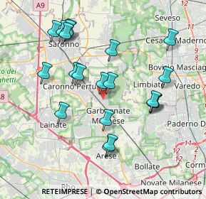 Mappa Via dei Mille, 20031 Cesate MI, Italia (3.826)