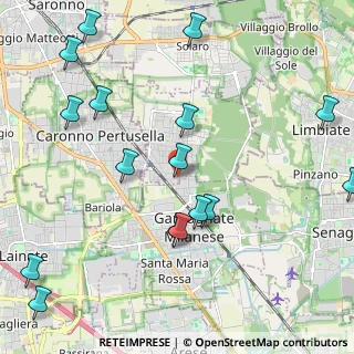 Mappa Via dei Mille, 20031 Cesate MI, Italia (2.6225)