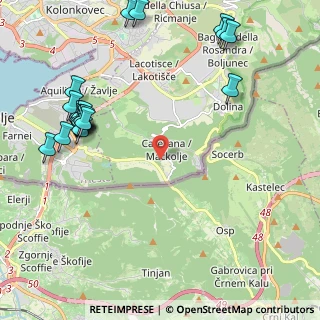 Mappa Strada Provinciale, 34015 Muggia TS, Italia (2.7055)