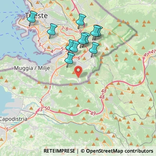 Mappa Strada Provinciale, 34015 Muggia TS, Italia (3.92909)