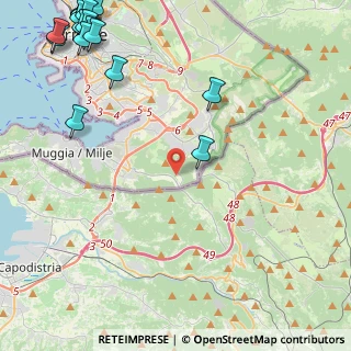 Mappa Strada Provinciale, 34015 Muggia TS, Italia (7.314)