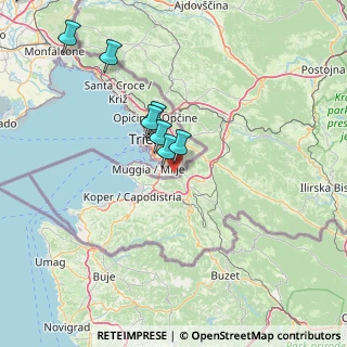 Mappa Strada Provinciale, 34015 Muggia TS, Italia (33.55929)