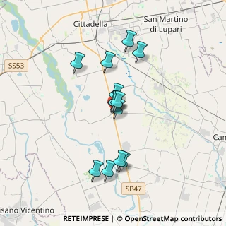 Mappa Via Valsugana, 35010 San Giorgio in Bosco PD, Italia (2.86923)