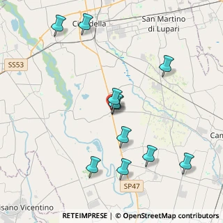 Mappa Via Valsugana, 35010 San Giorgio in Bosco PD, Italia (4.07727)