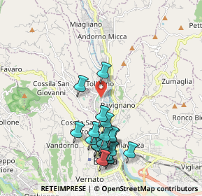 Mappa Via Gramsci, 13818 Tollegno BI, Italia (2.012)