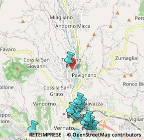 Mappa Via Gramsci, 13818 Tollegno BI, Italia (2.92538)