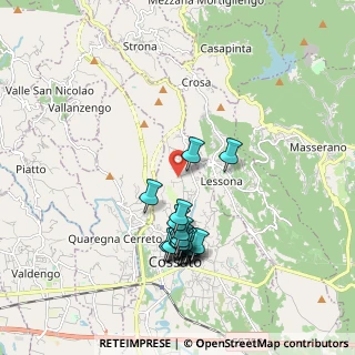 Mappa Via Imer Zona, 13836 Cossato BI, Italia (1.8145)