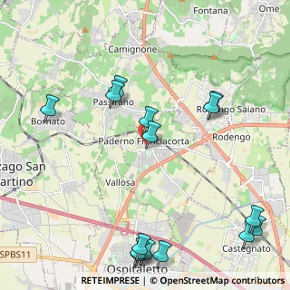 Mappa Piazza Cavour, 25050 Paderno Franciacorta BS, Italia (2.736)