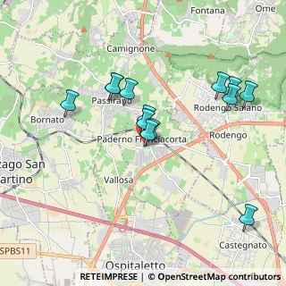 Mappa Piazza Cavour, 25050 Paderno Franciacorta BS, Italia (1.75846)