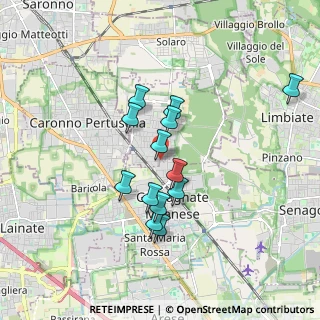 Mappa Via Fratelli Cervi, 20020 Cesate MI, Italia (1.47462)