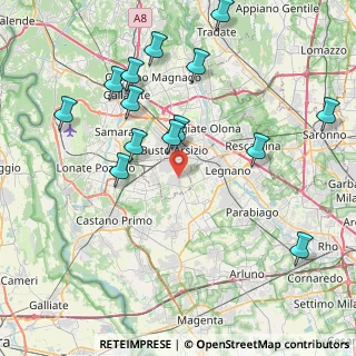 Mappa Via S. Tommaso D'Aquino, 21052 Busto Arsizio VA, Italia (8.975)