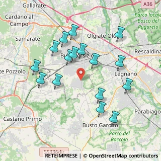 Mappa Via S. Tommaso D'Aquino, 21052 Busto Arsizio VA, Italia (3.80563)