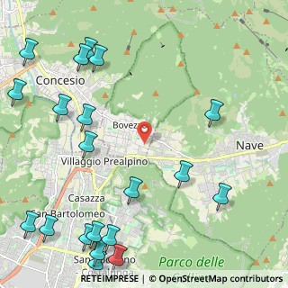 Mappa Via del Lupo, 25073 Bovezzo BS, Italia (3.158)