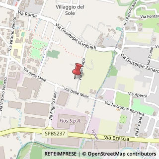 Mappa Via del Lupo, 10, 25073 Bovezzo, Brescia (Lombardia)
