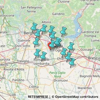 Mappa Via Privata Piave, 24050 Palosco BG, Italia (10.35125)