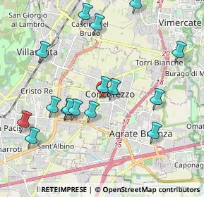 Mappa Via Milano, 20863 Concorezzo MB, Italia (2.13313)