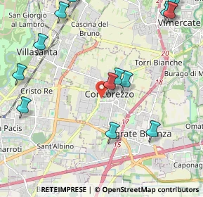 Mappa Via Milano, 20863 Concorezzo MB, Italia (2.70929)