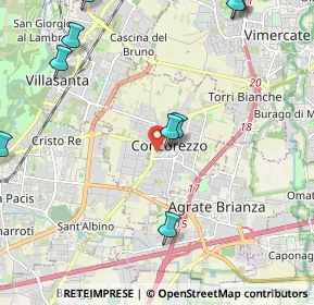 Mappa Via Milano, 20863 Concorezzo MB, Italia (3.19)