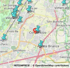 Mappa Via Milano, 20863 Concorezzo MB, Italia (2.79417)