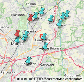 Mappa Via Milano, 20863 Concorezzo MB, Italia (3.9675)