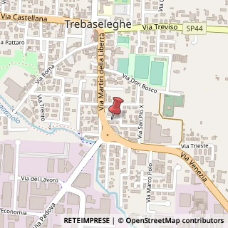 Mappa Via A. Luciani, 65, 35010 Trebaseleghe, Padova (Veneto)