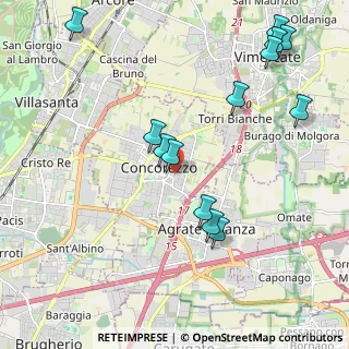 Mappa Via Padre Tarcisio Massironi, 20863 Concorezzo MB, Italia (2.37077)
