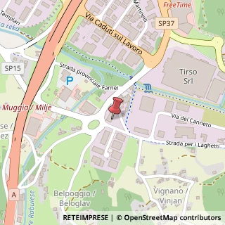 Mappa Strada Per i Laghetti, 1, 34015 Muggia, Trieste (Friuli-Venezia Giulia)